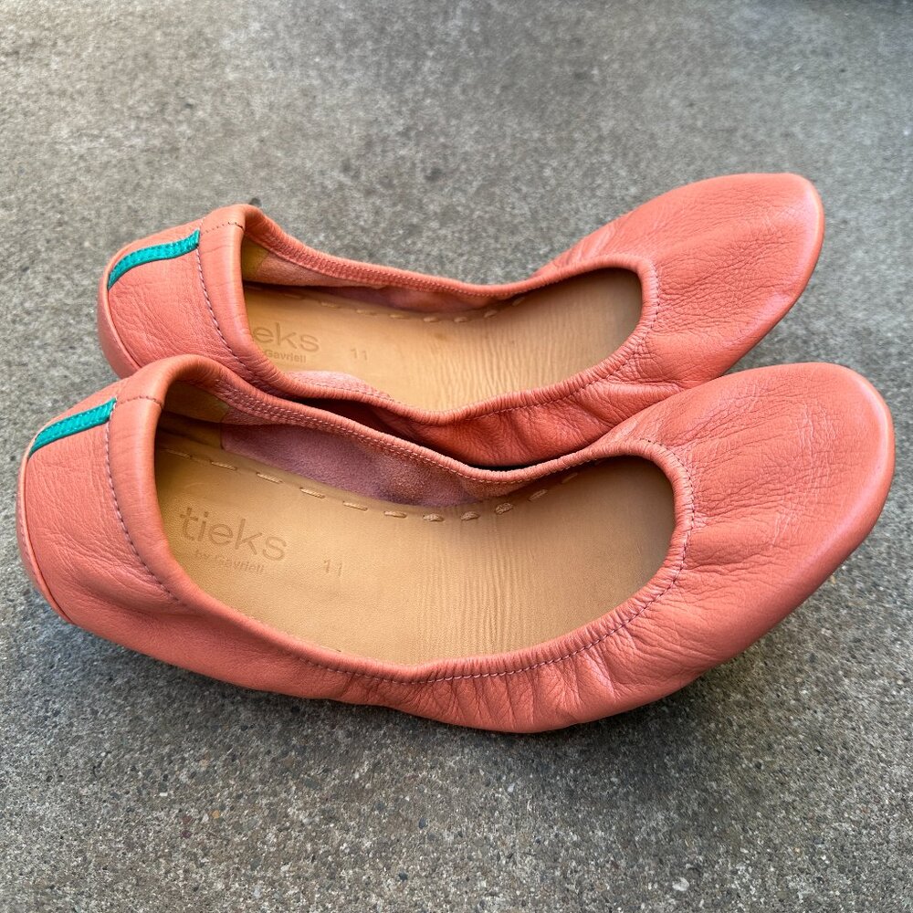 Tieks Peach Poppy Size 11